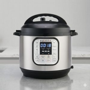 Instant Pot Duo 7-in-1 Electric Pressure Cooker, Slow Cooker, Rice, Steamer, Sauté, Yogurt Maker, Warmer & Sterilizer, Includes App With Over 800 Recipes, Stainless Steel, 6 Quart